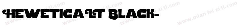 HeweticaLT Black字体转换